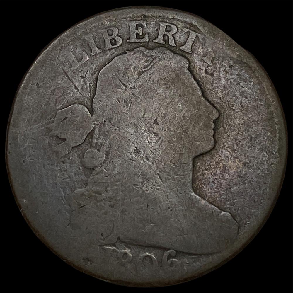 1806 Draped Bust Large Cent... image