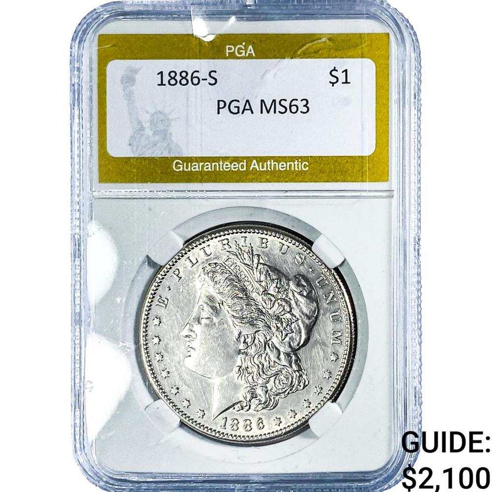 1886-S Morgan Silver Dollar... image