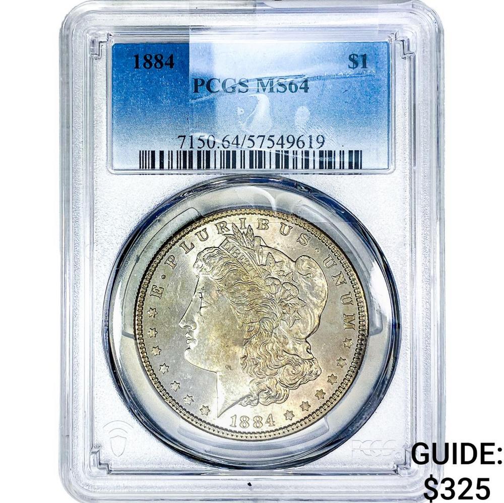 1884 Morgan Silver Dollar P... image