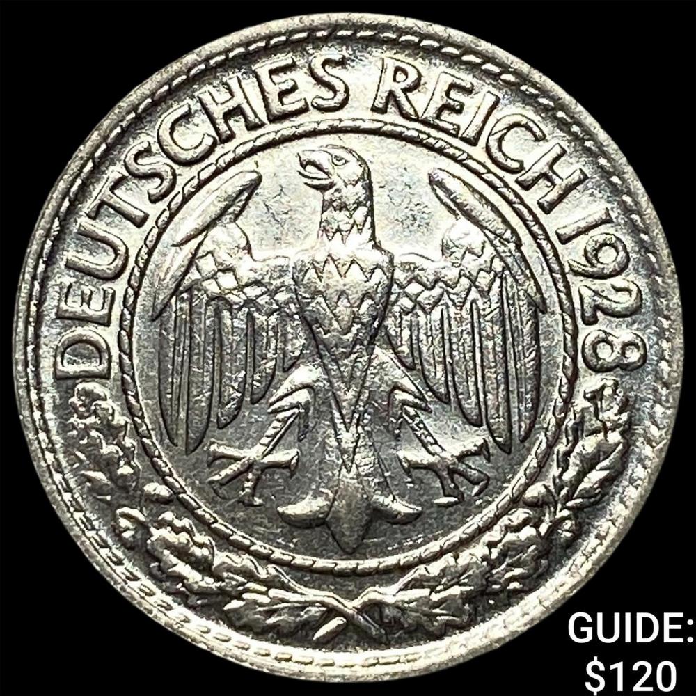 1928-D Germany Nickel 50 Pf... image