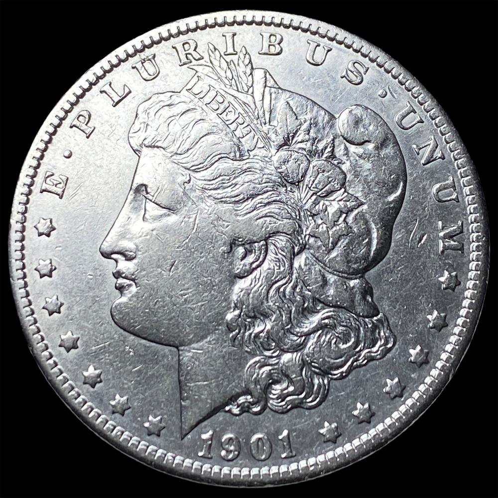 1901 Morgan Silver Dollar NEARLY UNCIRCULATED
