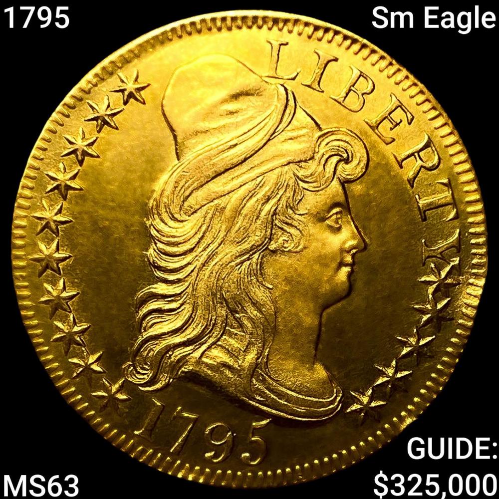 1795 Sm Eagle $5 Gold Half ... image