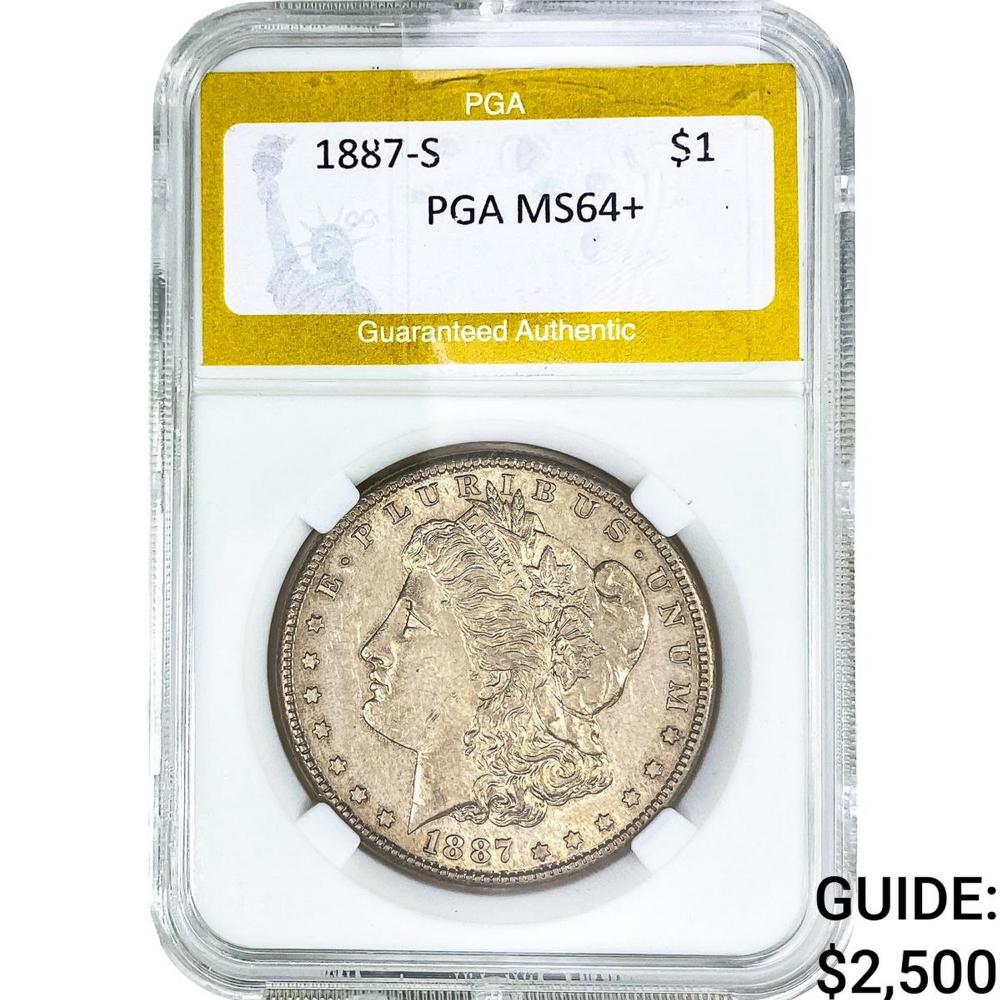 1887-S Morgan Silver Dollar... image