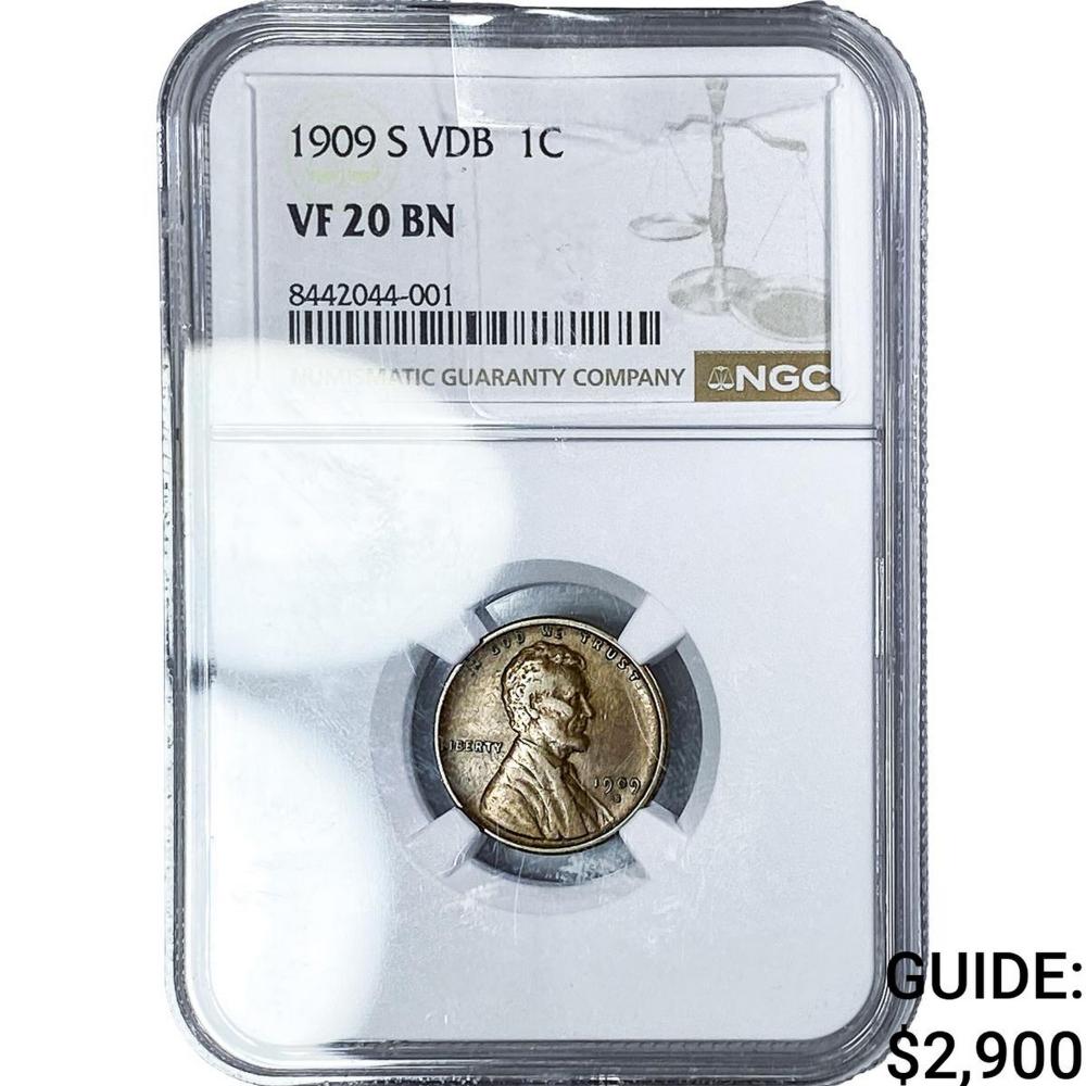 1909-S VDB Wheat Cent NGC V... image