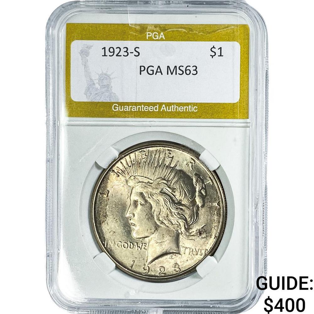 1923-S Silver Peace Dollar ... image
