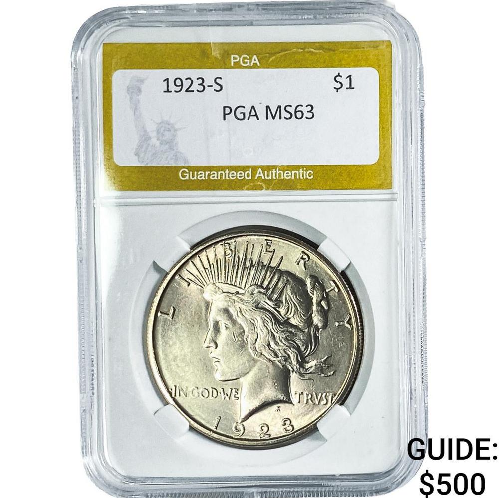 1923-S Silver Peace Dollar ... image