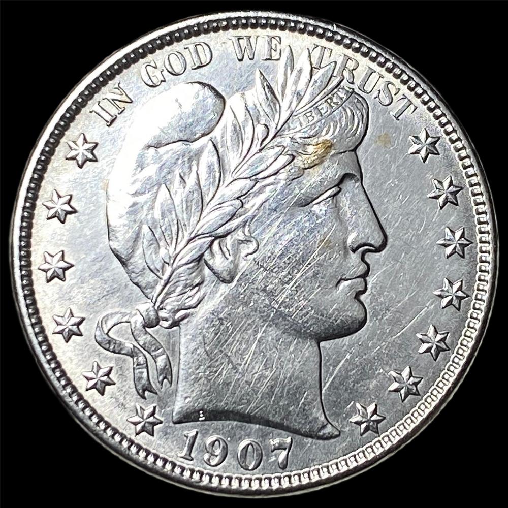 1907-O Silver Barber Half D... image