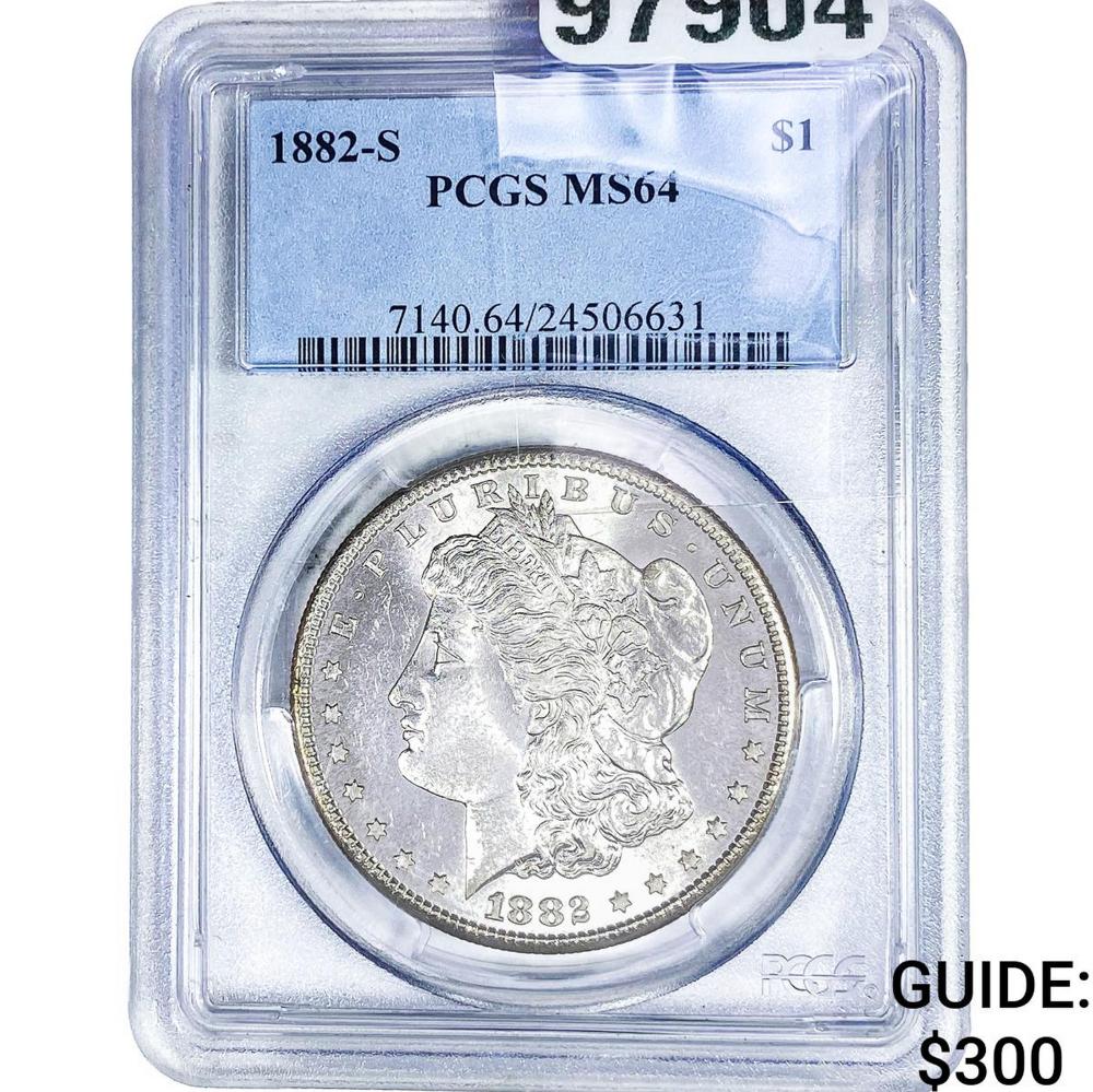 1882-S Morgan Silver Dollar... image