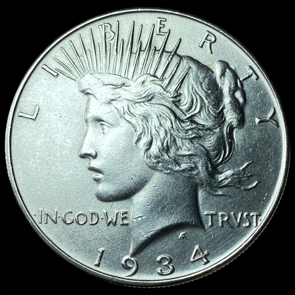 1934 Silver Peace Dollar UNCIRCULATED