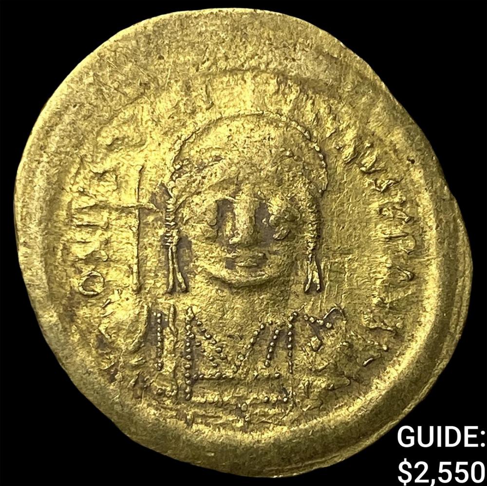 Byzantine Justinian I 527-565 Gold Solidus