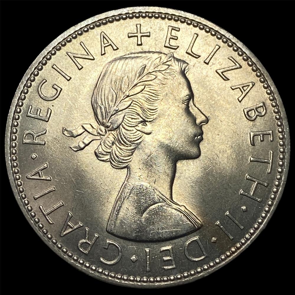 1963 Great Britain Copper Nickel Half Crown