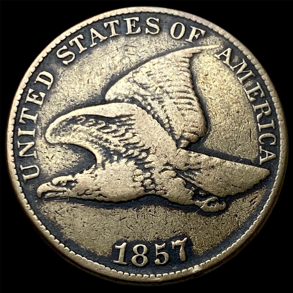 1857 Flying Eagle Cent LIGHTLY CIRCULATED