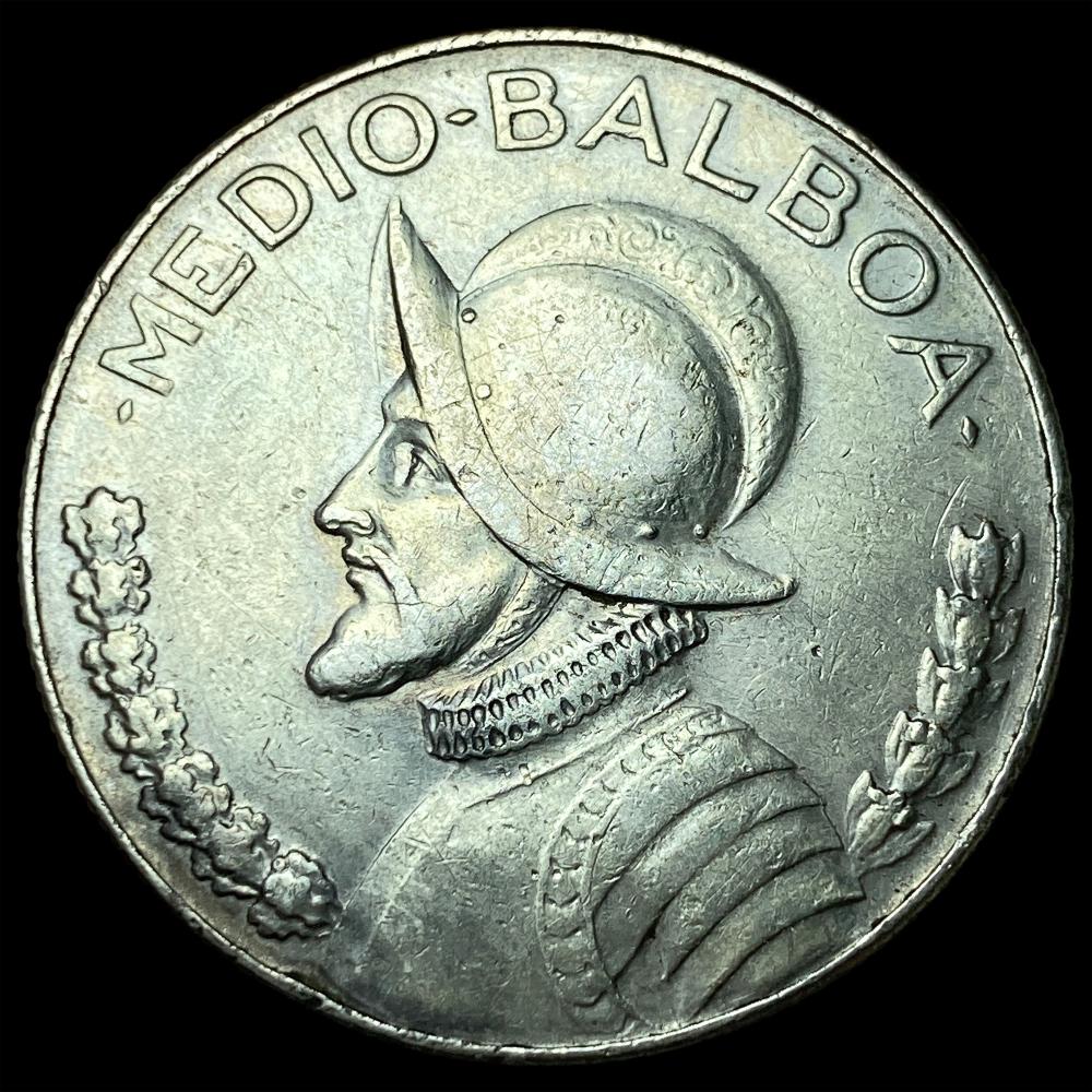 1968 Panama Silver 1/2 Balboa