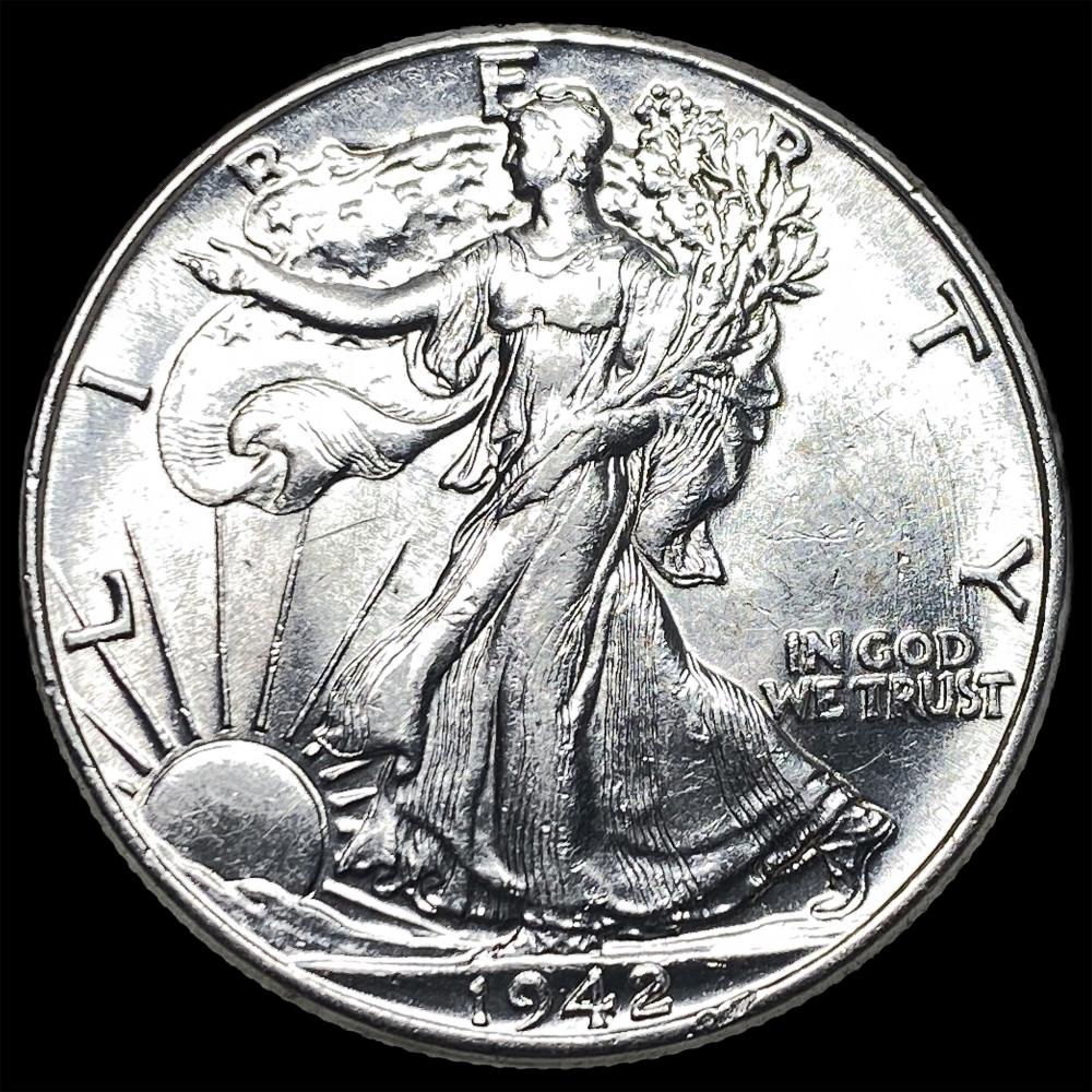 1942 Silver Walking Liberty Half Dollar UNCIRCULATED