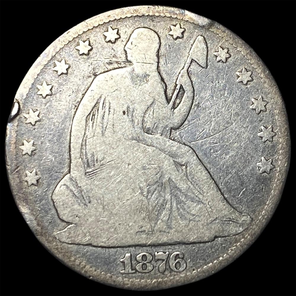 1876 Seated Liberty Half Dollar NICELY CIRCULATED
