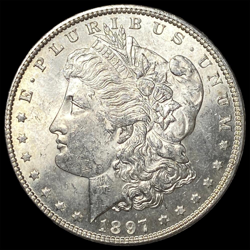 1897 Silver Morgan Dollar CHOICE BU