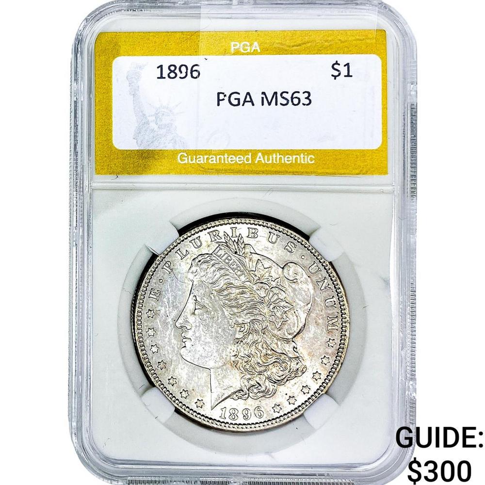 1896 Morgan Silver Dollar PGA MS63