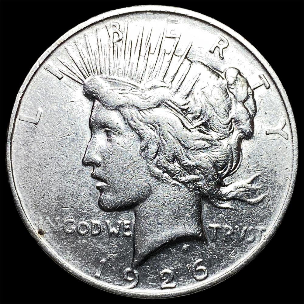 1926-D Peace Silver Dollar NEARLY UNCIRCULATED