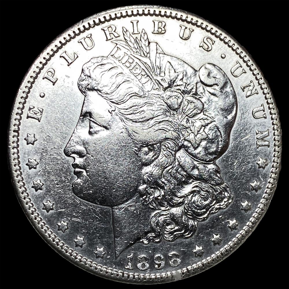 1898-S Silver Morgan Dollar CHOICE AU