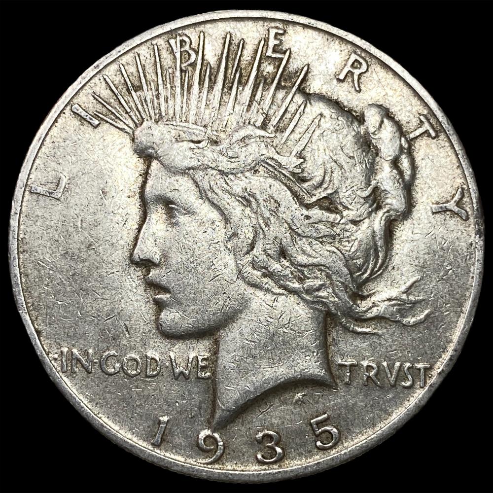 1935-S Silver Peace Dollar CLOSELY UNCIRCULATED
