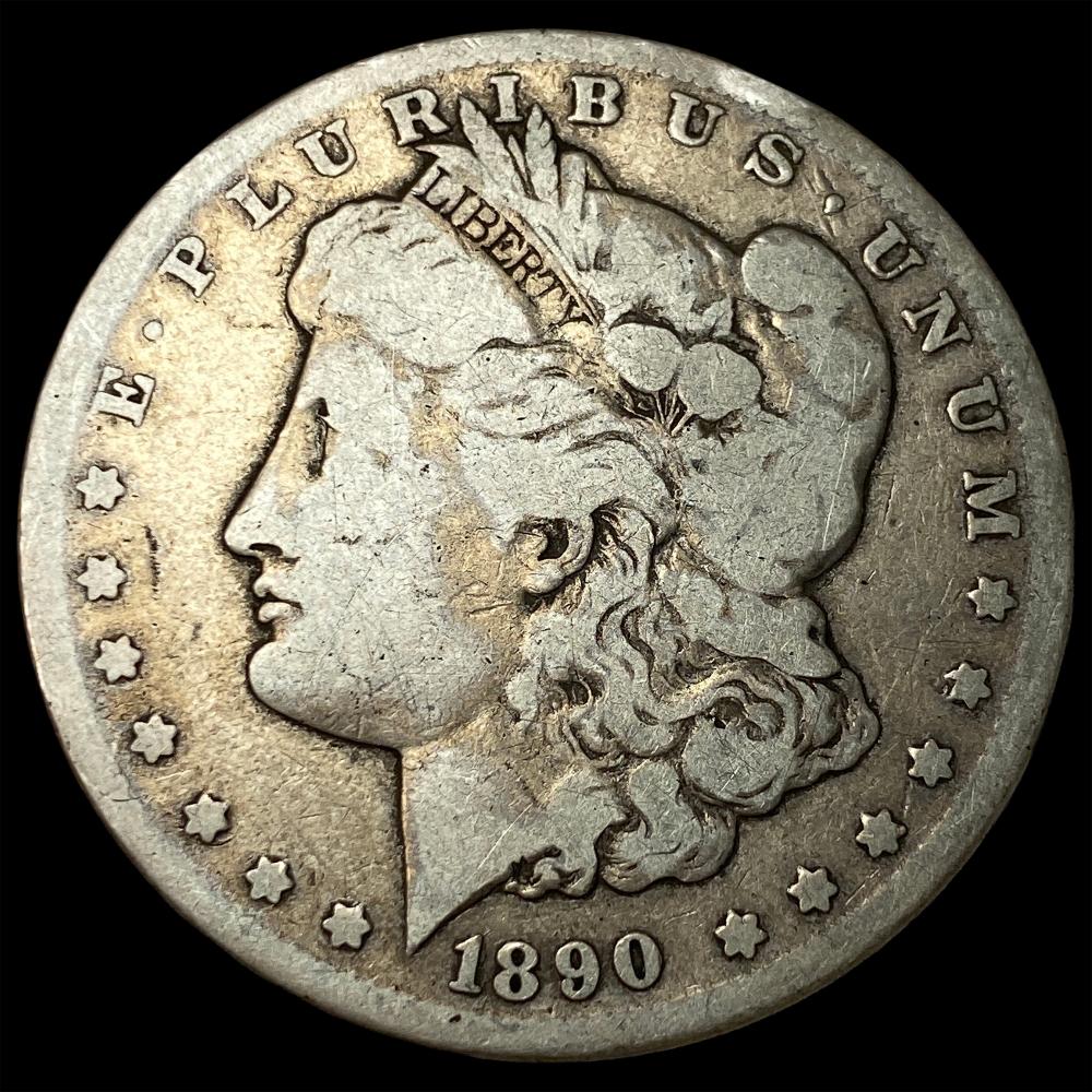 1890-CC Silver Morgan Dollar LIGHTLY CIRCULATED