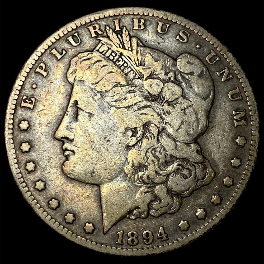 1894-S Silver Morgan Dollar LIGHTLY CIRCULATED