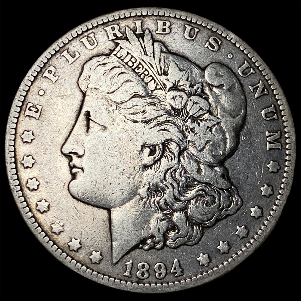 1894-O Silver Morgan Dollar NEARLY UNCIRCULATED