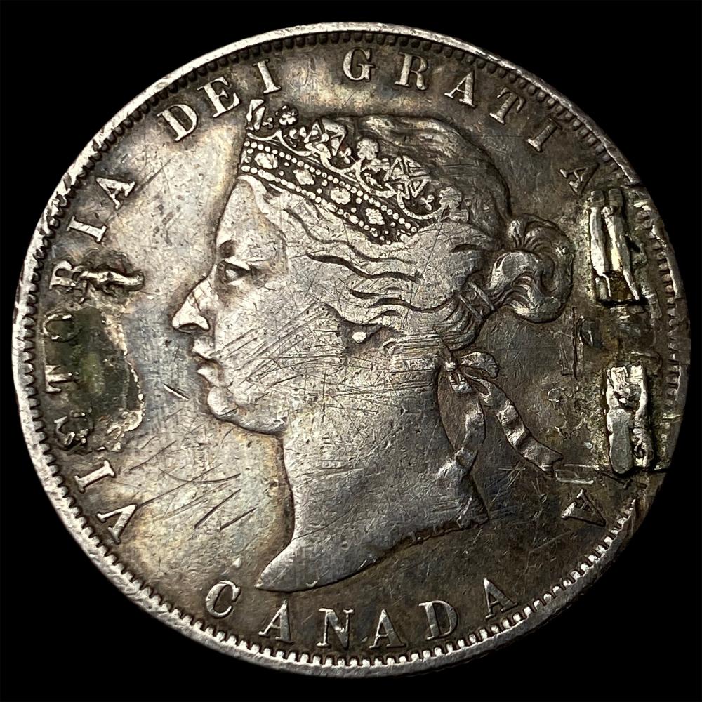 1870 Canada Silver 50 Cents HIGH GRADE