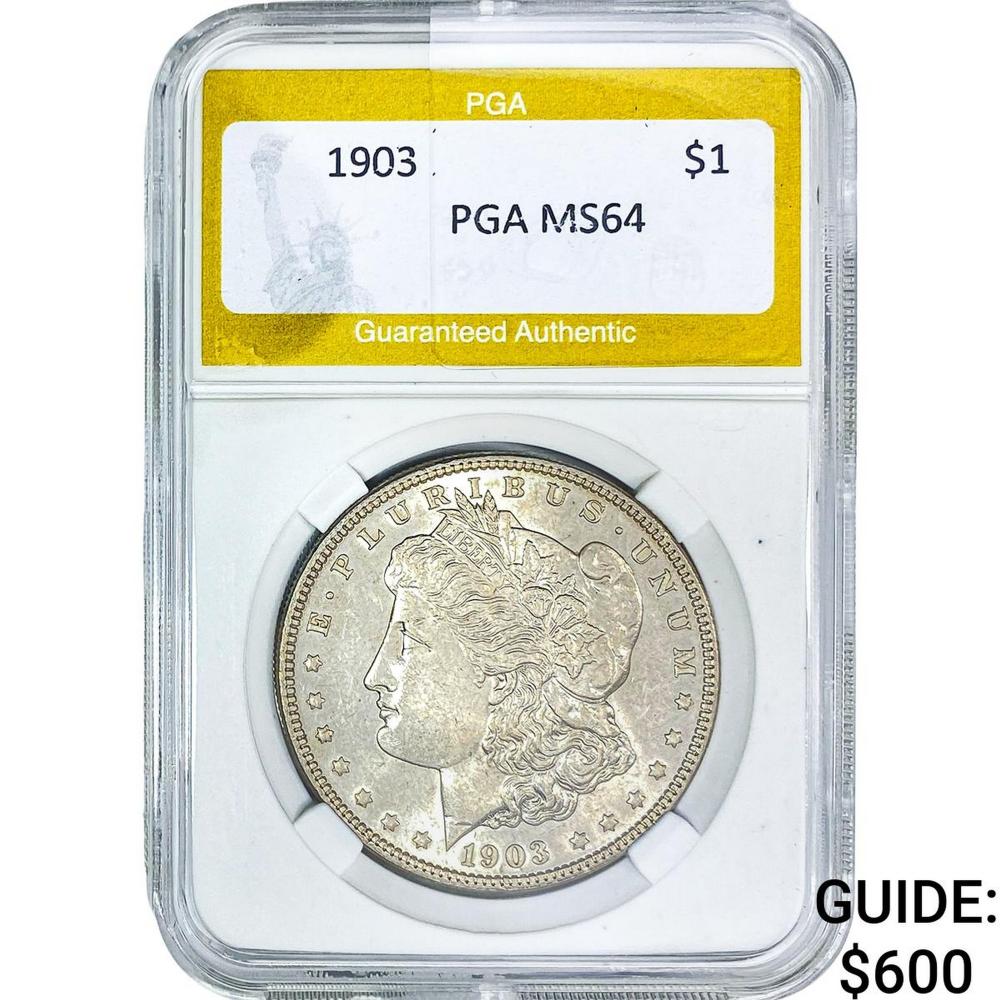 1903 Morgan Silver Dollar PGA MS64