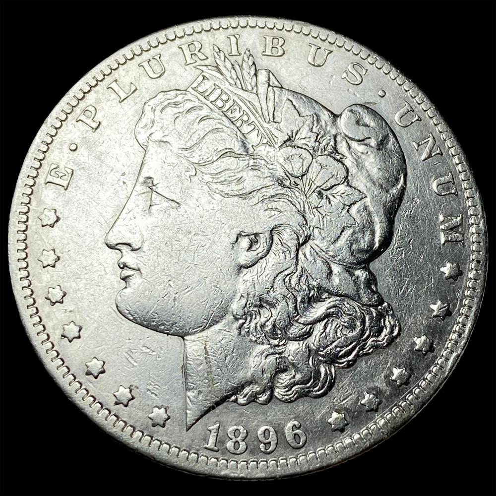 1896-S Silver Morgan Dollar NEARLY UNCIRCULATED