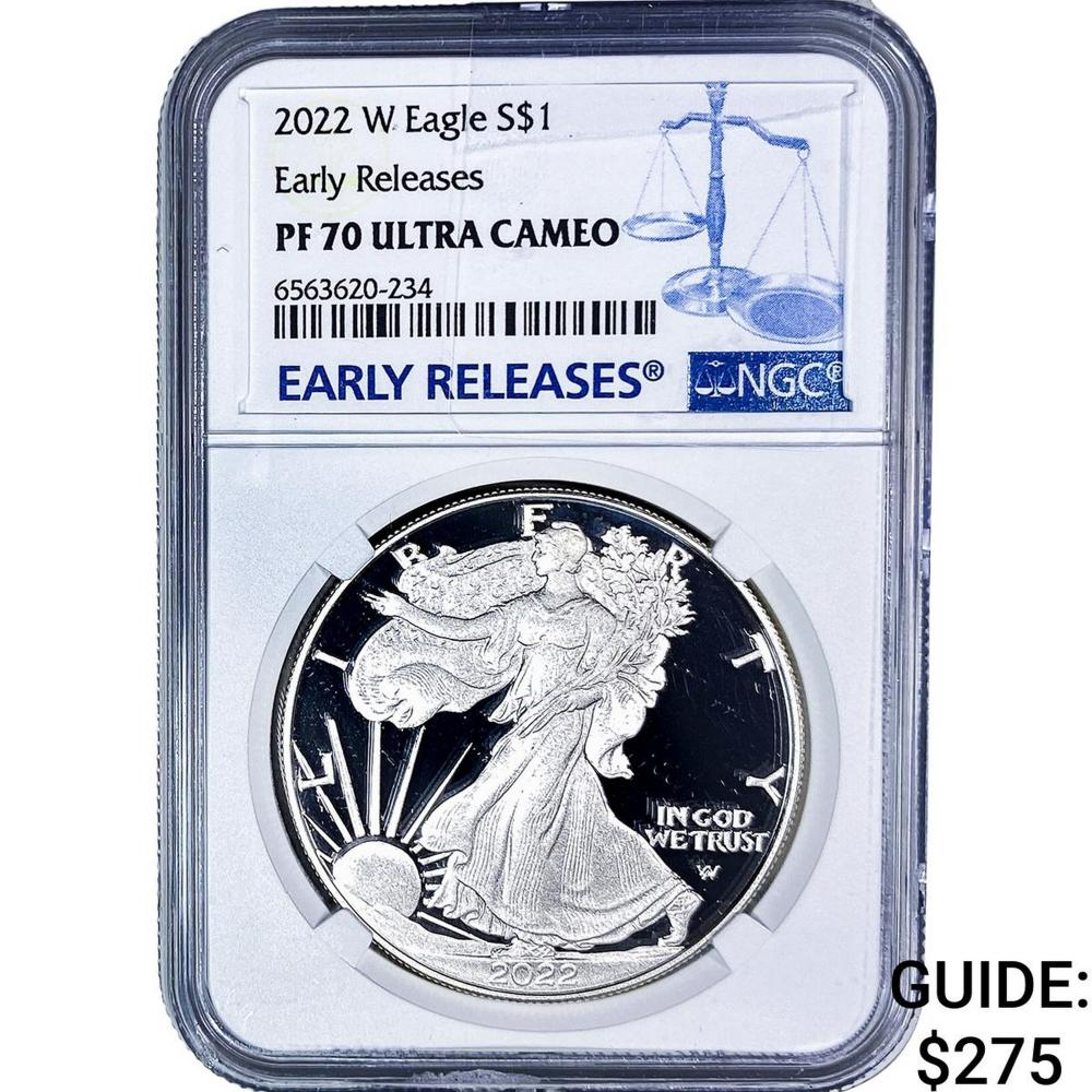 2022-W Silver Eagle NGC PF70 Ultra Cameo