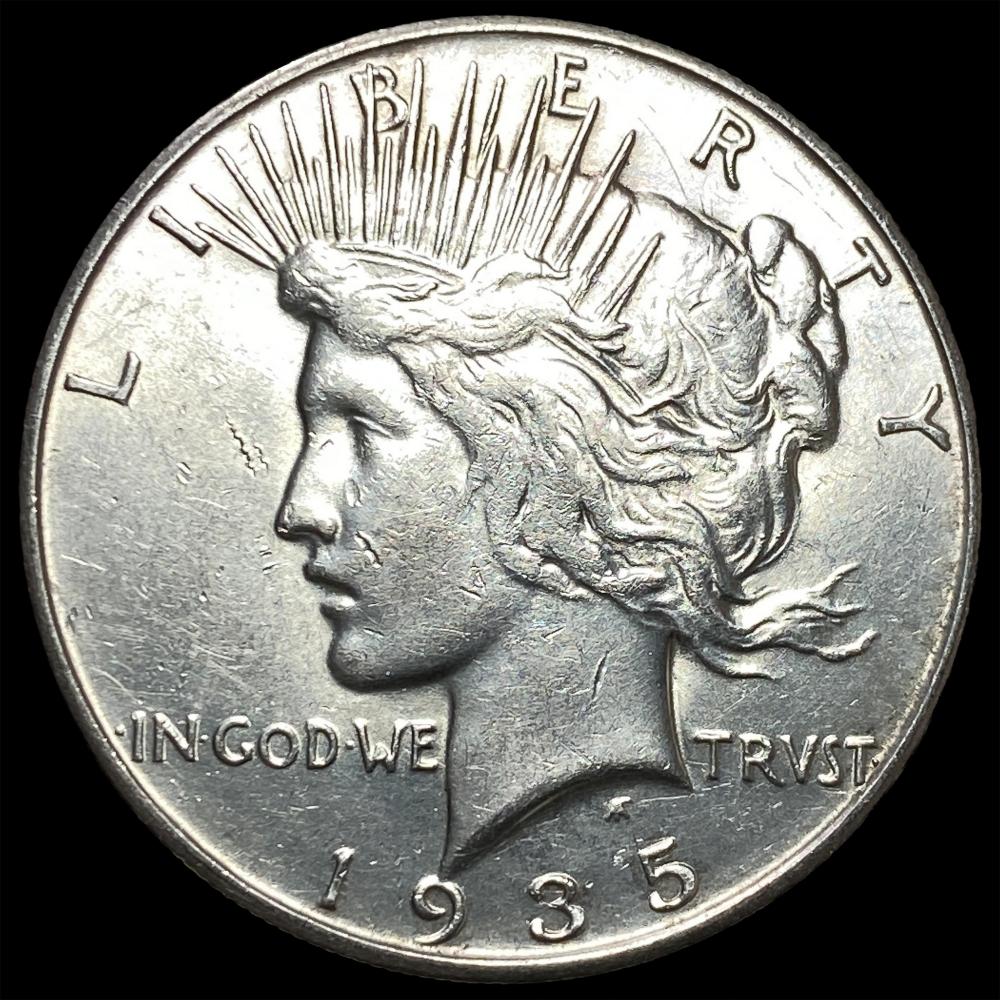 1935-S Silver Peace Dollar CLOSELY UNCIRCULATED