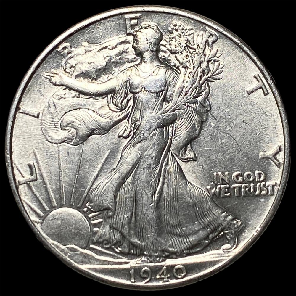 1940 Silver Walking Liberty Half Dollar UNCIRCULATED