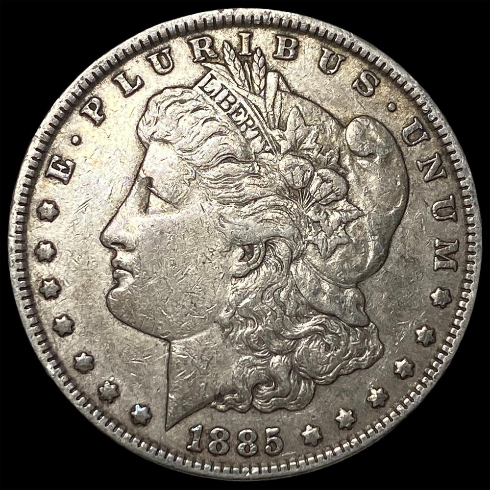 1885 Silver Morgan Dollar NEARLY UNCIRCULATED