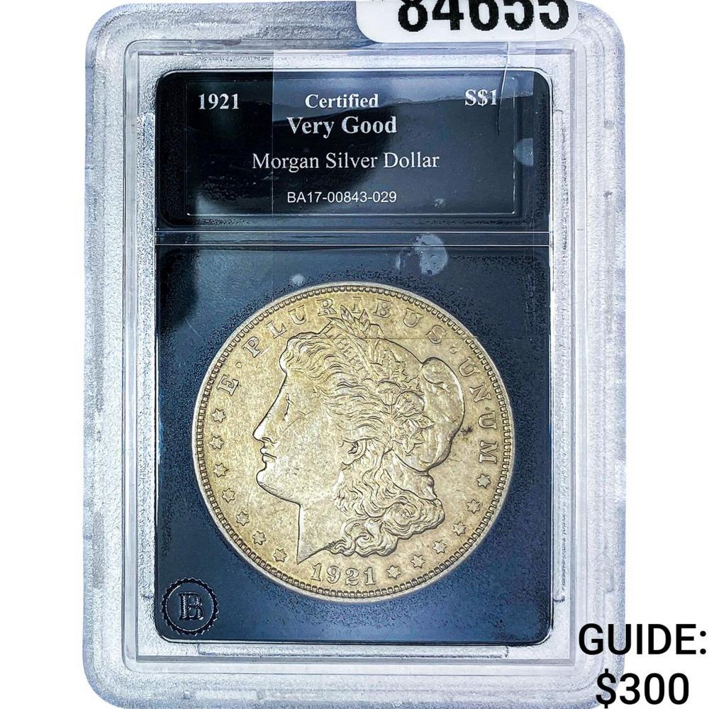 1921 Morgan Silver Dollar