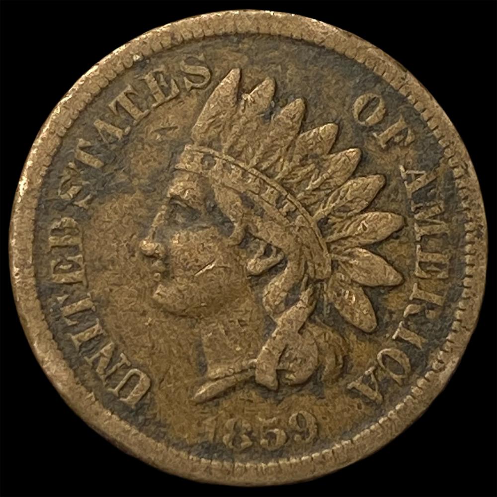 1859 Indian Head Cent NEARLY UNCIRCULATED