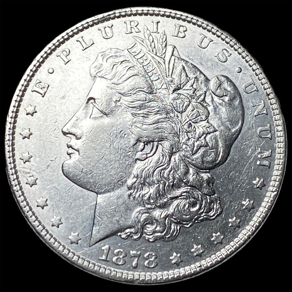 1878 Silver Morgan Dollar CLOSELY UNCIRCULATED