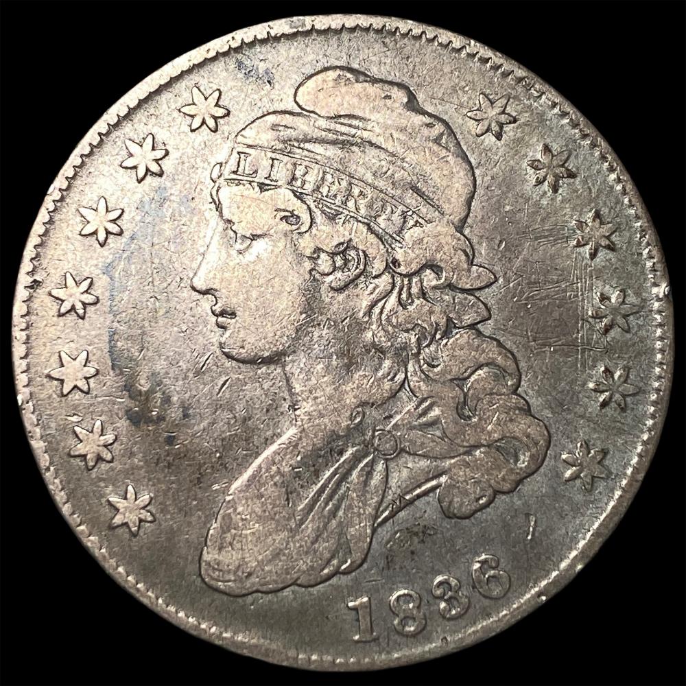 1836 Silver Capped Bust Hal... image
