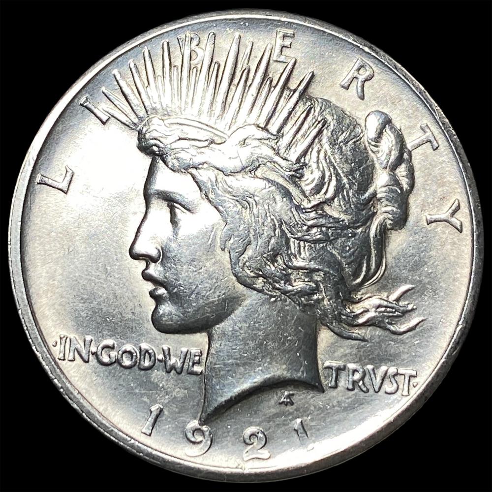 1921 Silver Peace Dollar UN... image