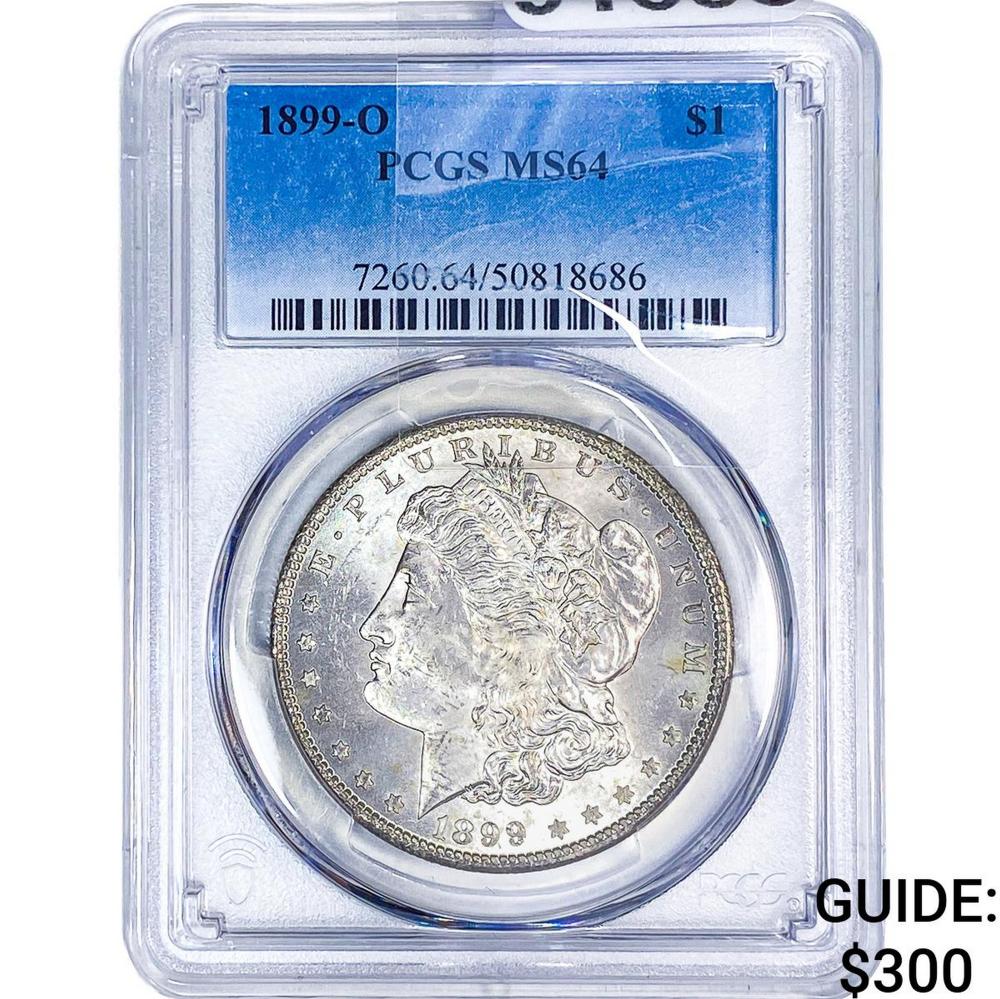 1899-O Morgan Silver Dollar PCGS MS64