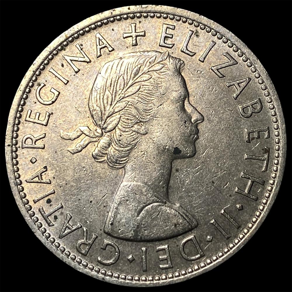 1962 Great Britain Copper Nickel 1/2 Crown