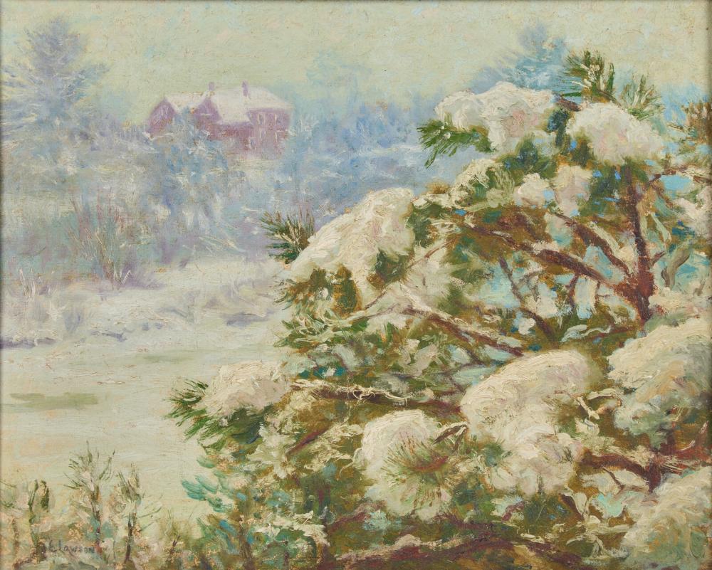 Ernest Lawson (American, 1873-1939) The Quiet Winter