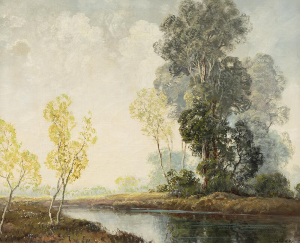 A. D. Greer (American, 1904–1998) Marshland Morning