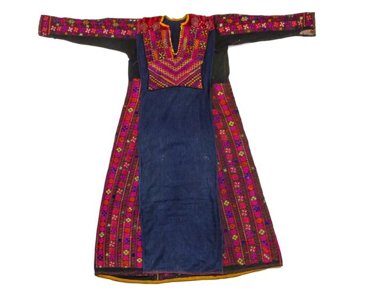 sachin and babi light blue dress Palestinian Embroidered Dress main image 0