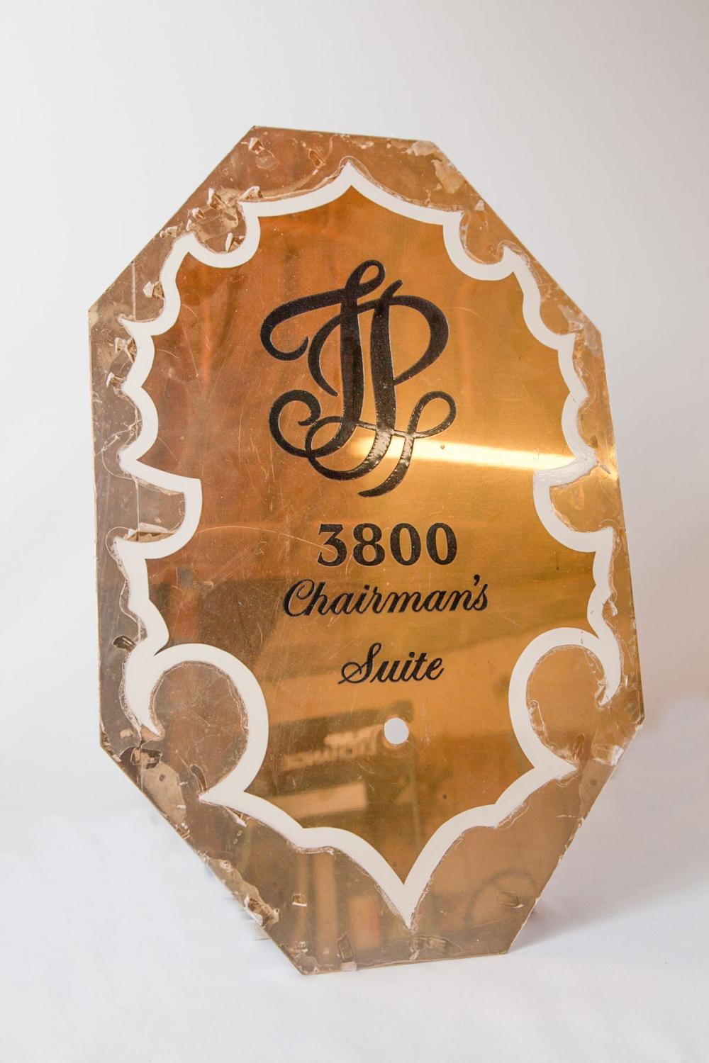 Chairman's Suite Placquard image