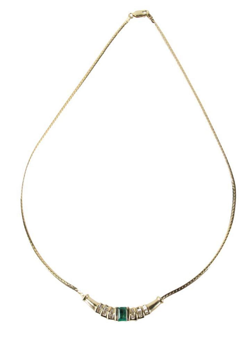 14k Yellow Gold, Diamond, a... image