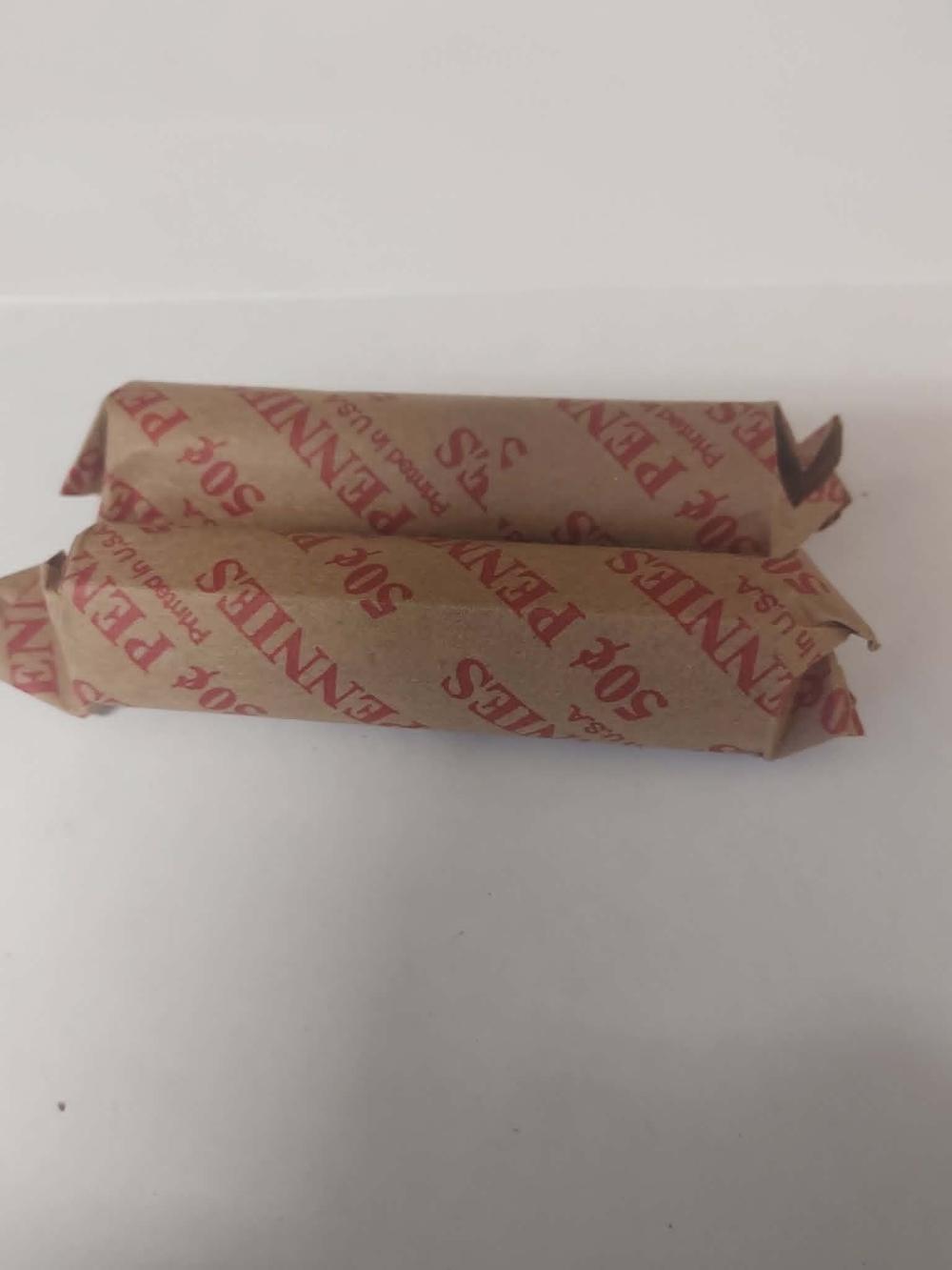 2 rolls pre 1982 Lincoln cents