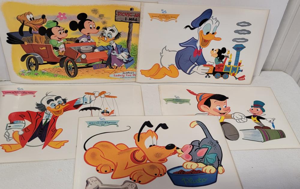 5 Vintage Disney Placemats image