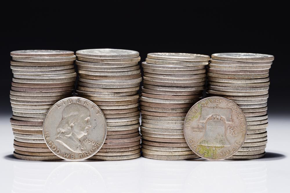 Franklin Half Dollars 50c