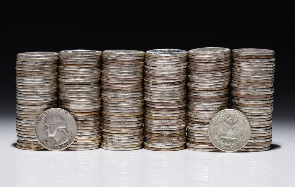 Washington Silver Quarters 25c